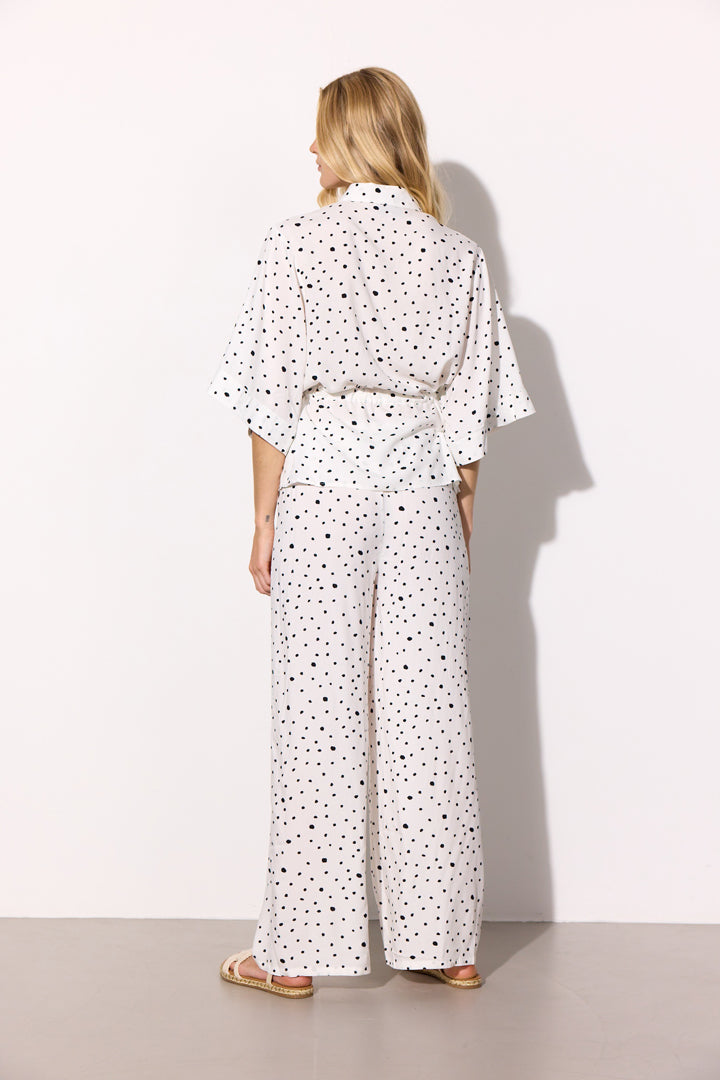 HUNKØN Kris Trousers Bukser White