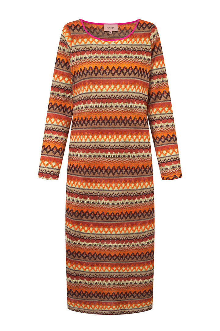 HUNKØN Laila Dress Kjoler Orange