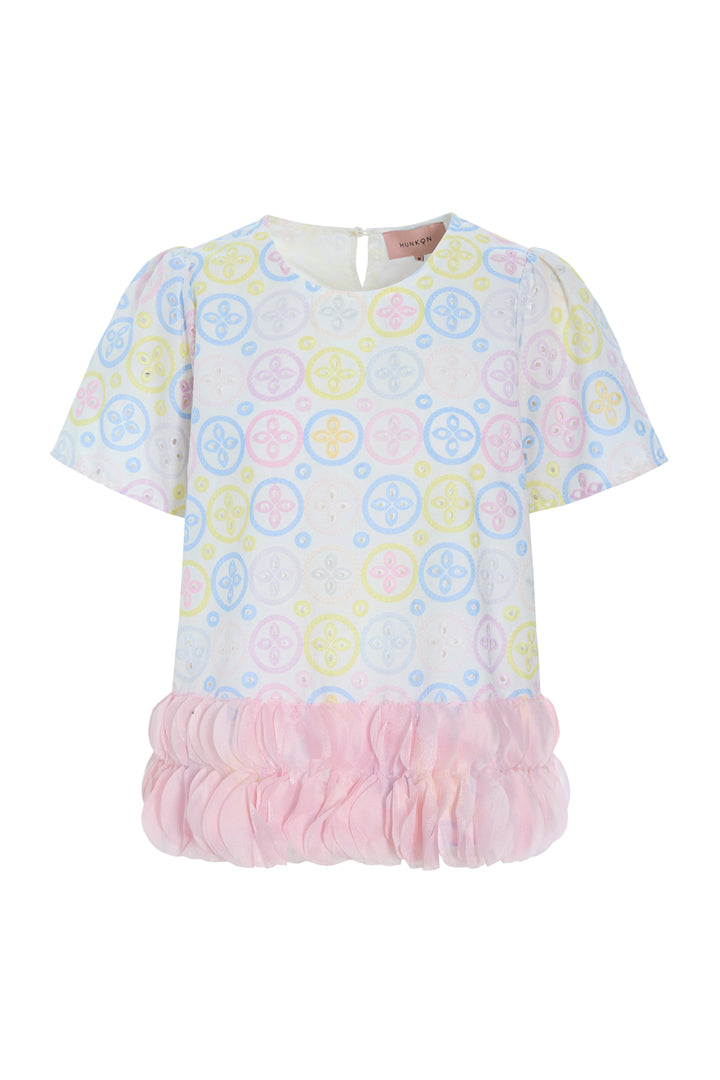 HUNKØN Lana Blouse Bluser Pastels