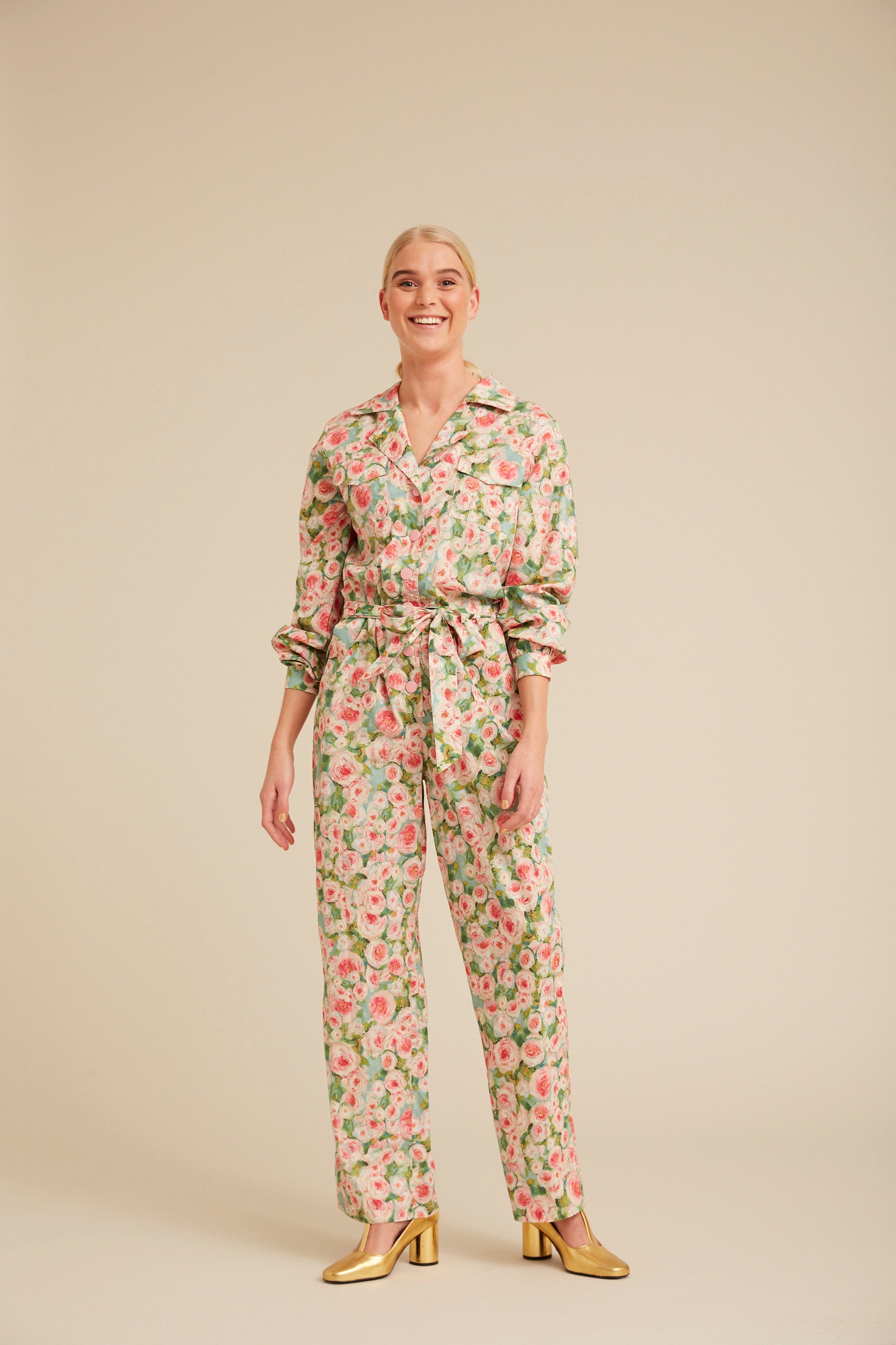 HUNKØN Laura Jumpsuit Flyverdragter Floral