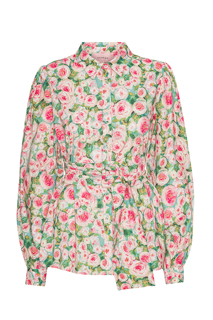 HUNKØN Laura Shirt Skjorter Floral