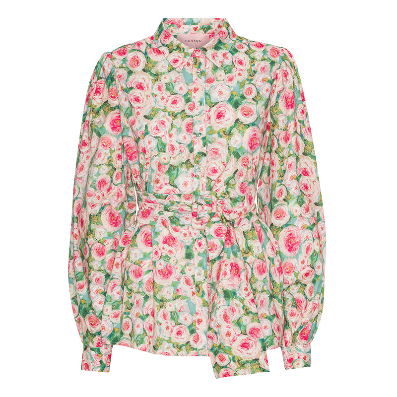 HUNKØN Laura Shirt Skjorter Floral