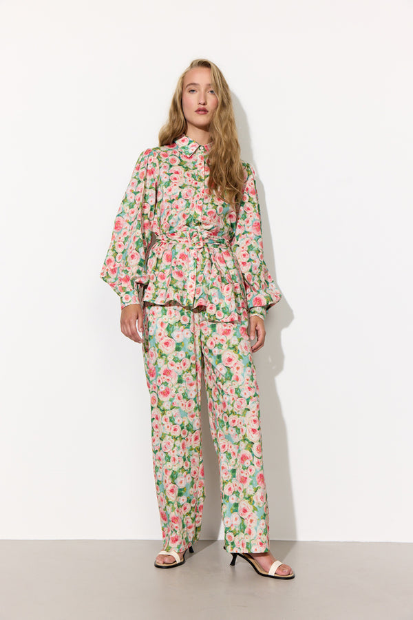 HUNKØN Laura Trousers Bukser Floral