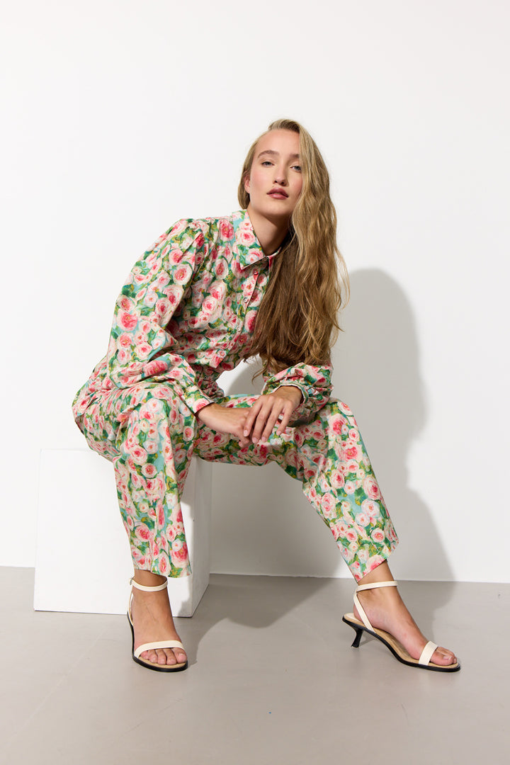 HUNKØN Laura Trousers Bukser Floral