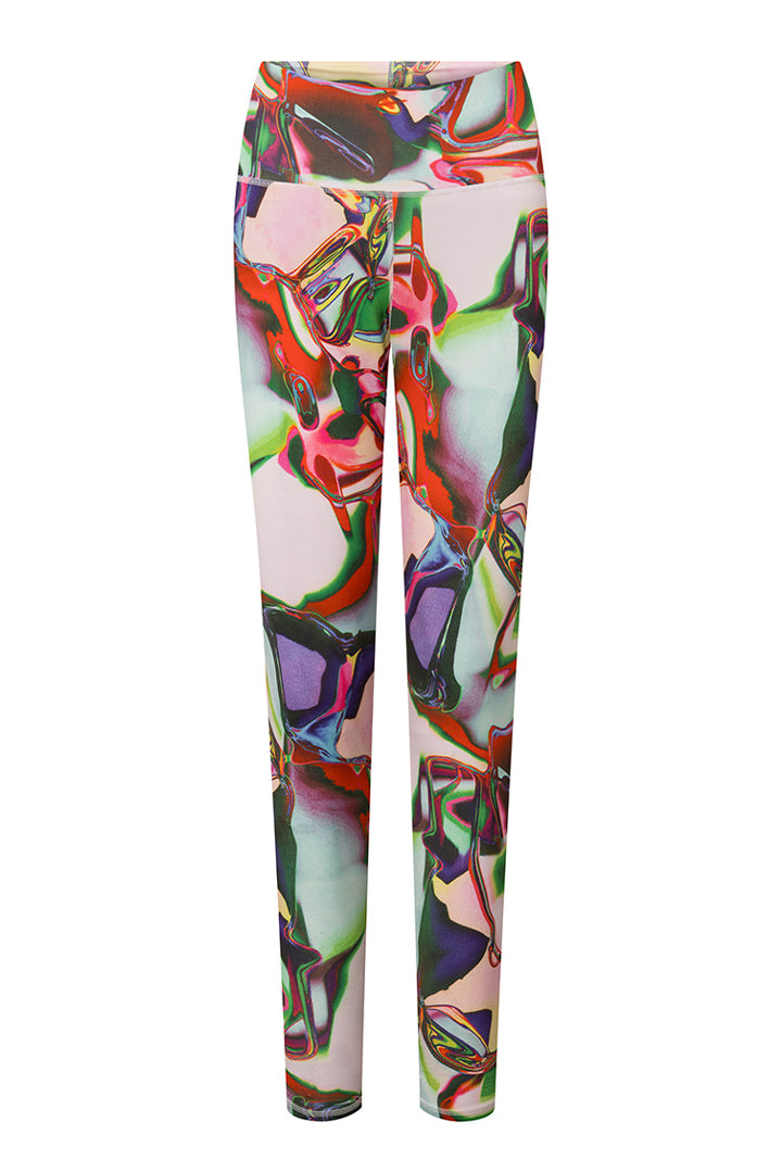 HUNKØN Leona Leggings Leggings Rainbow waves