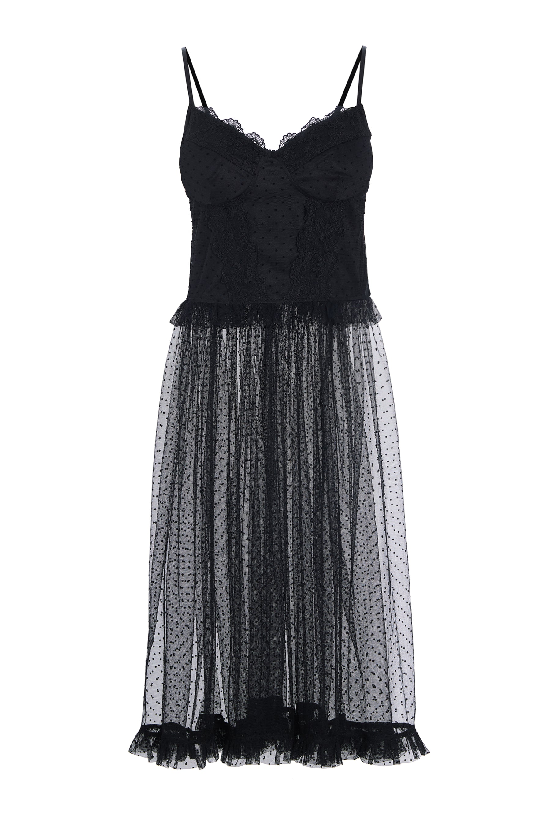 HUNKØN Leslie dress Kjoler Black