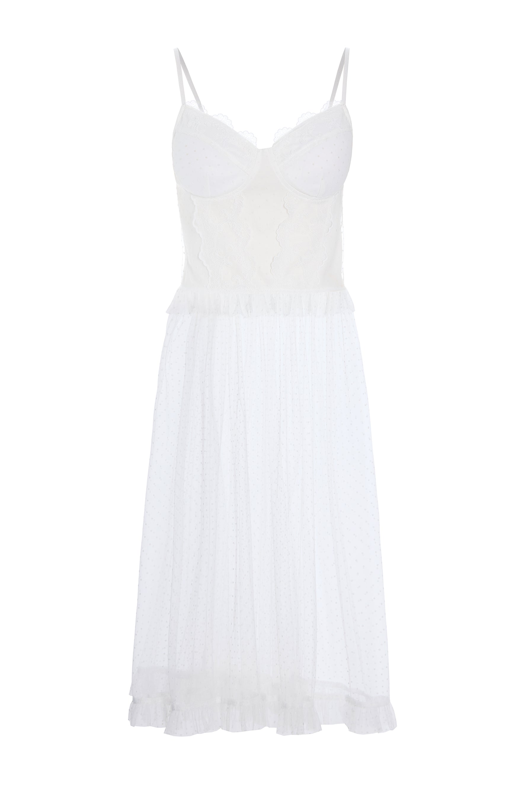 HUNKØN Leslie dress Kjoler White