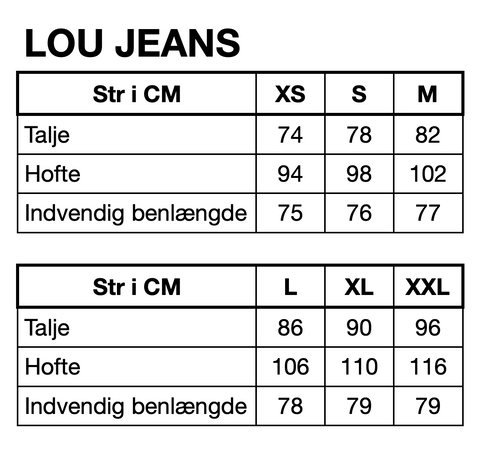 HUNKØN Lou Jeans Bukser Light Denim