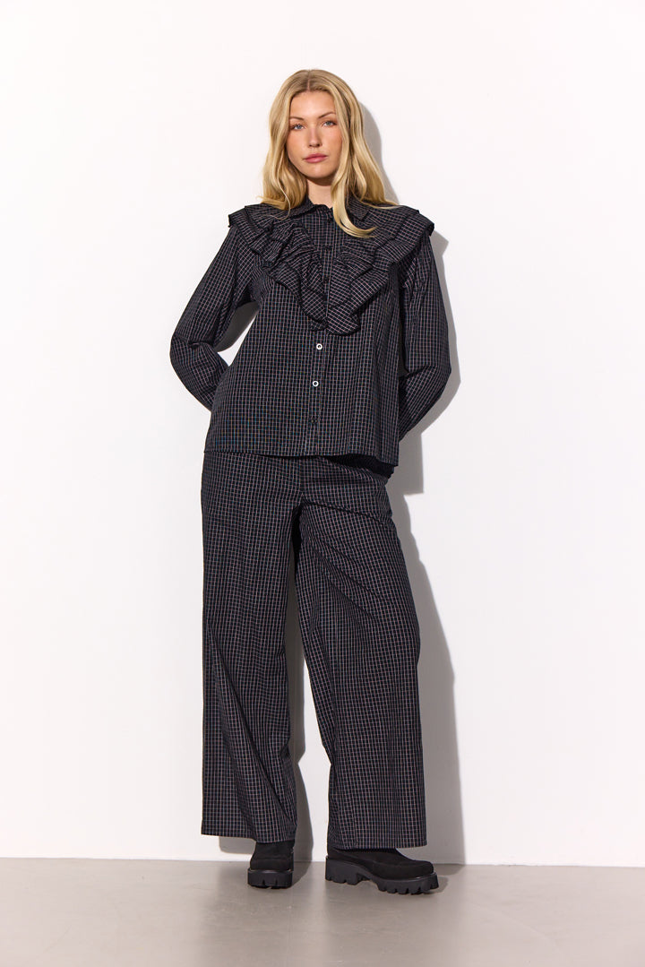 HUNKØN Luca Trousers Bukser Black