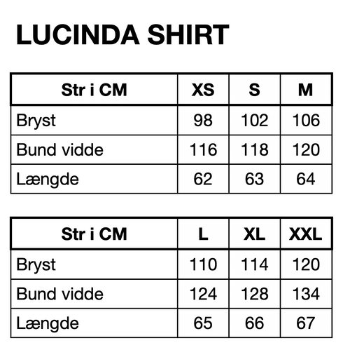 HUNKØN Lucinda Ruffle Shirt Skjorter Blue Striped