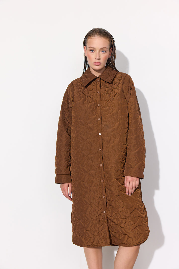 HUNKØN Ludmilla Coat Jakker Brown