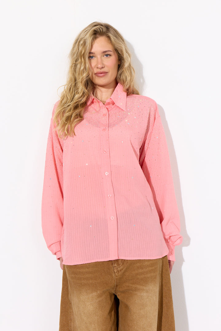 HUNKØN Lumina Shirt Skjorter Peach