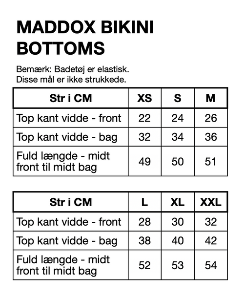 HUNKØN Maddox Bikini Bottom Swimwear Black snake Art Print