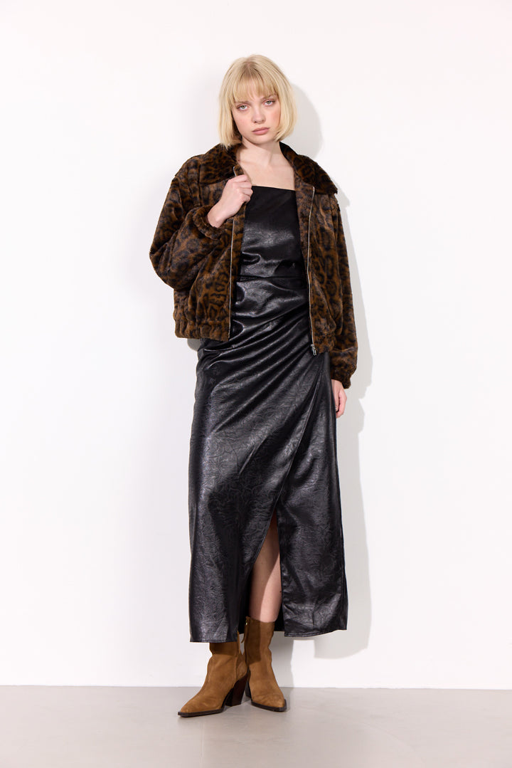 HUNKØN Malia Jacket Jakker Leopard