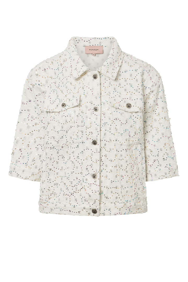 HUNKØN Maria Jacket Jakker White