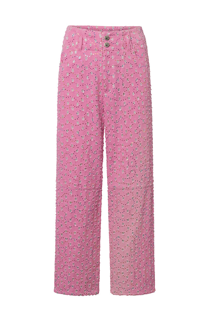 HUNKØN Maria trousers Bukser Pink