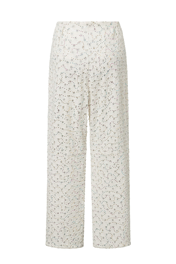 HUNKØN Maria trousers Bukser White