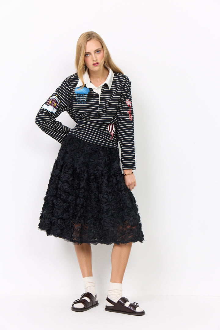 HUNKØN Marianne Skirt Nederdele Black