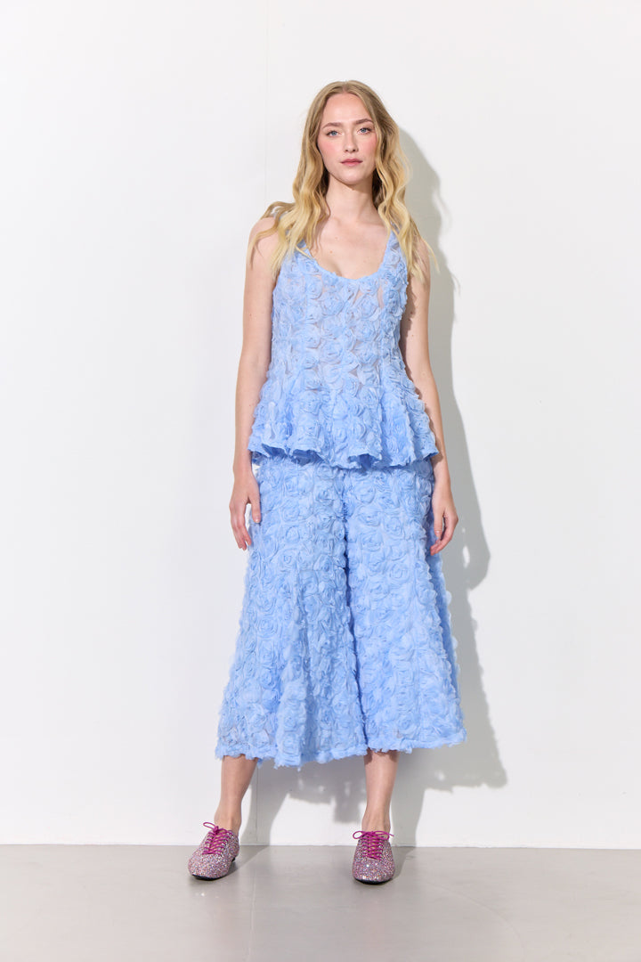 HUNKØN Marianne Top Toppe Blue