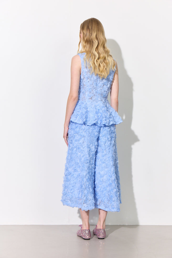 HUNKØN Marianne Trousers Bukser Blue