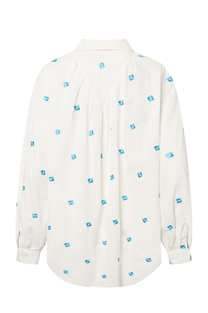 HUNKØN Masha Shirt Skjorter Blue Blossom