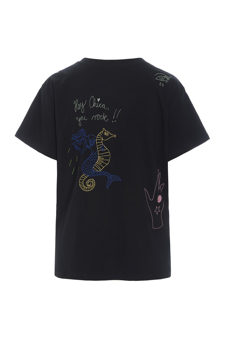 HUNKØN Mavis T-shirt T-shirts Black