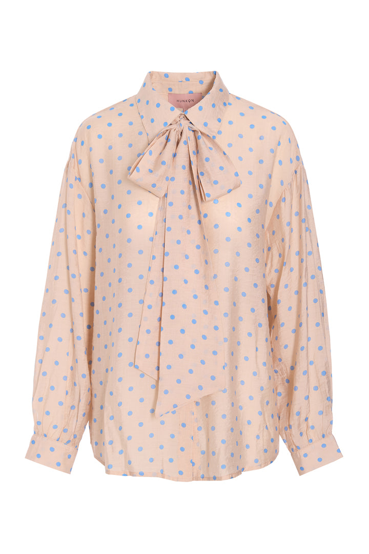 HUNKØN May Shirt Skjorter Cream