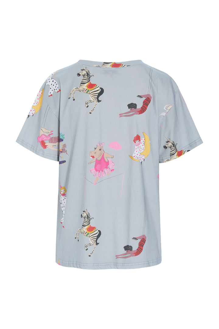 HUNKØN Mirage T-shirt T-shirts Grey Showstopper Art Print