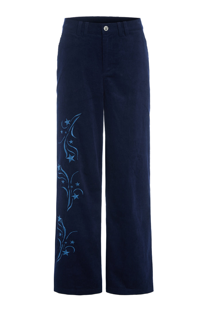 HUNKØN Nadine Trousers Bukser Navy