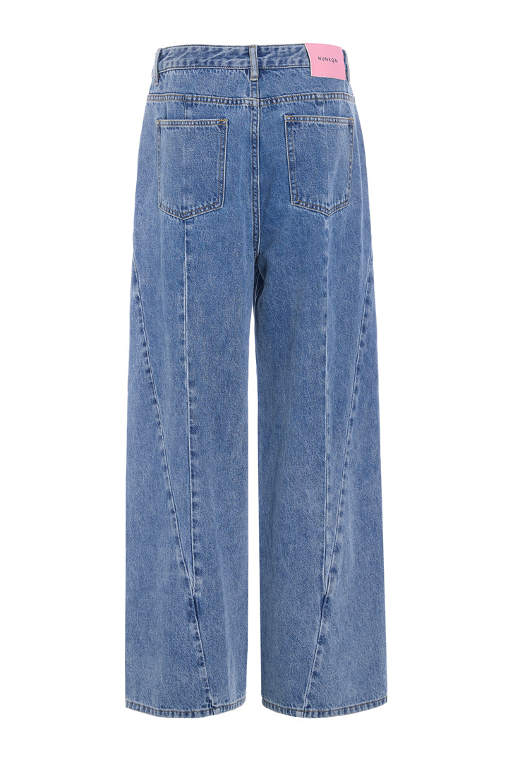 HUNKØN Nala Denim Trousers Bukser Stonewash Denim