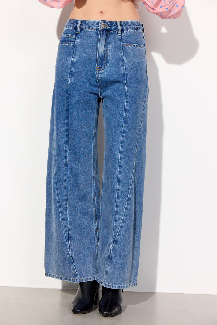 HUNKØN Nala Denim Trousers Bukser Stonewash Denim