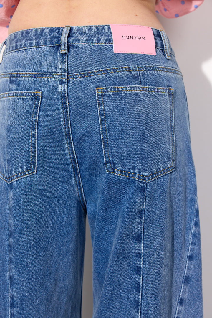 HUNKØN Nala Denim Trousers Bukser Stonewash Denim
