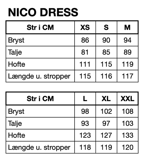 HUNKØN Nico Dress Kjoler Light Denim