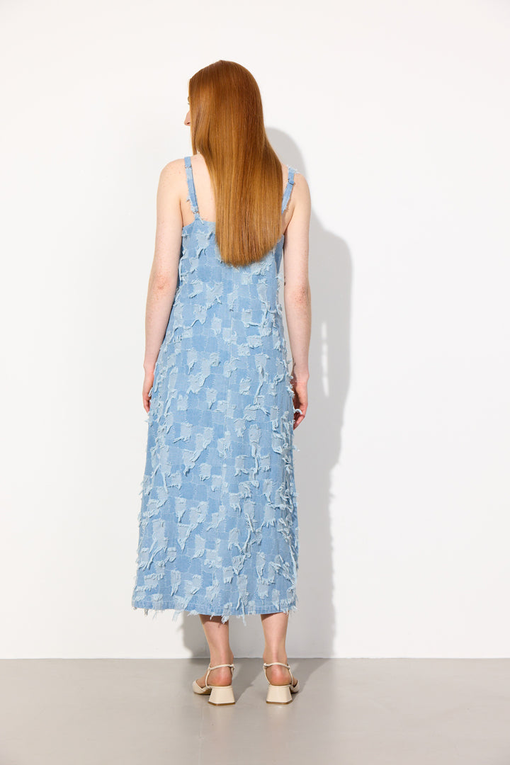 HUNKØN Nico Dress Kjoler Light Denim