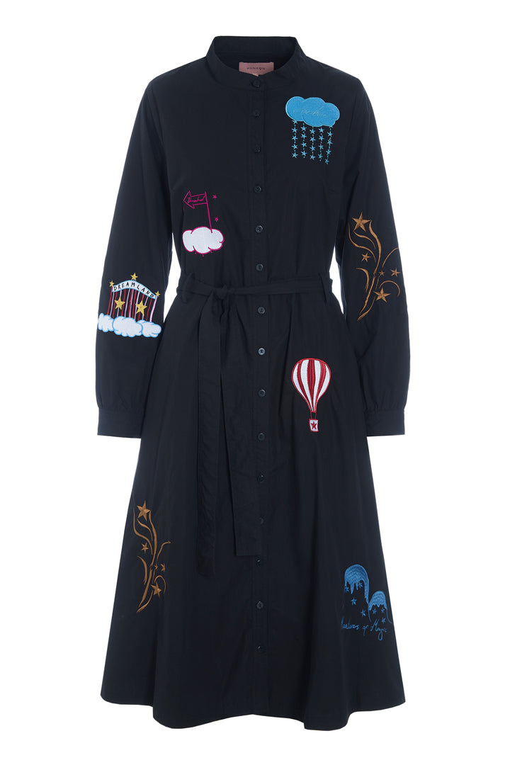 HUNKØN Nicole Dress Kjoler Black