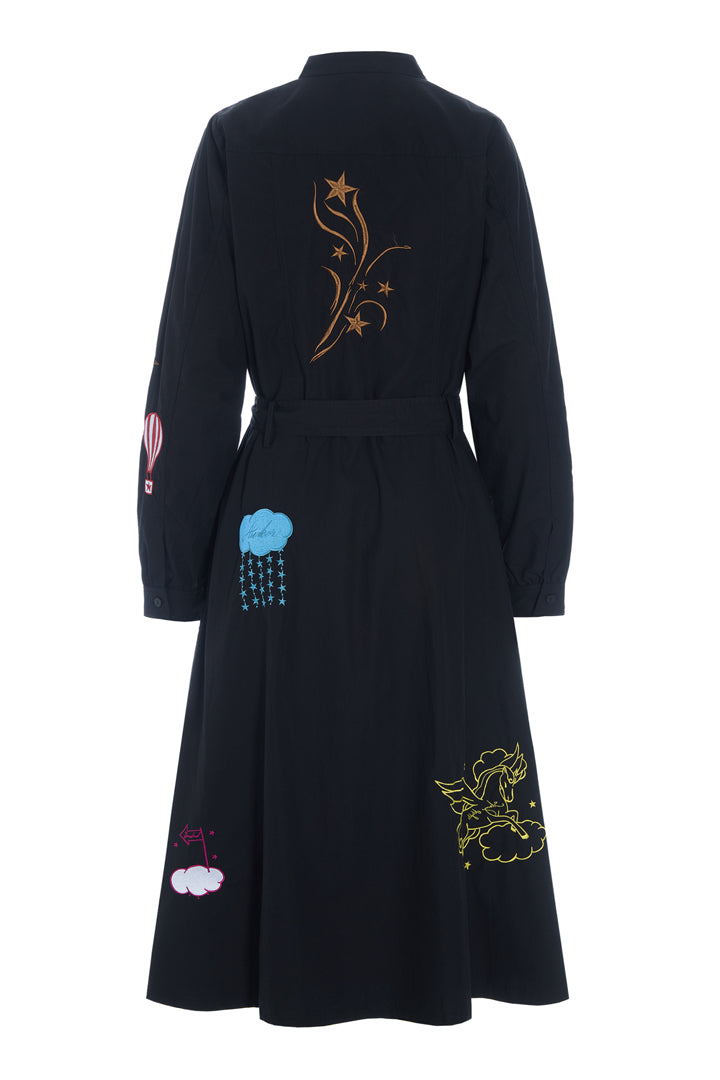HUNKØN Nicole Dress Kjoler Black