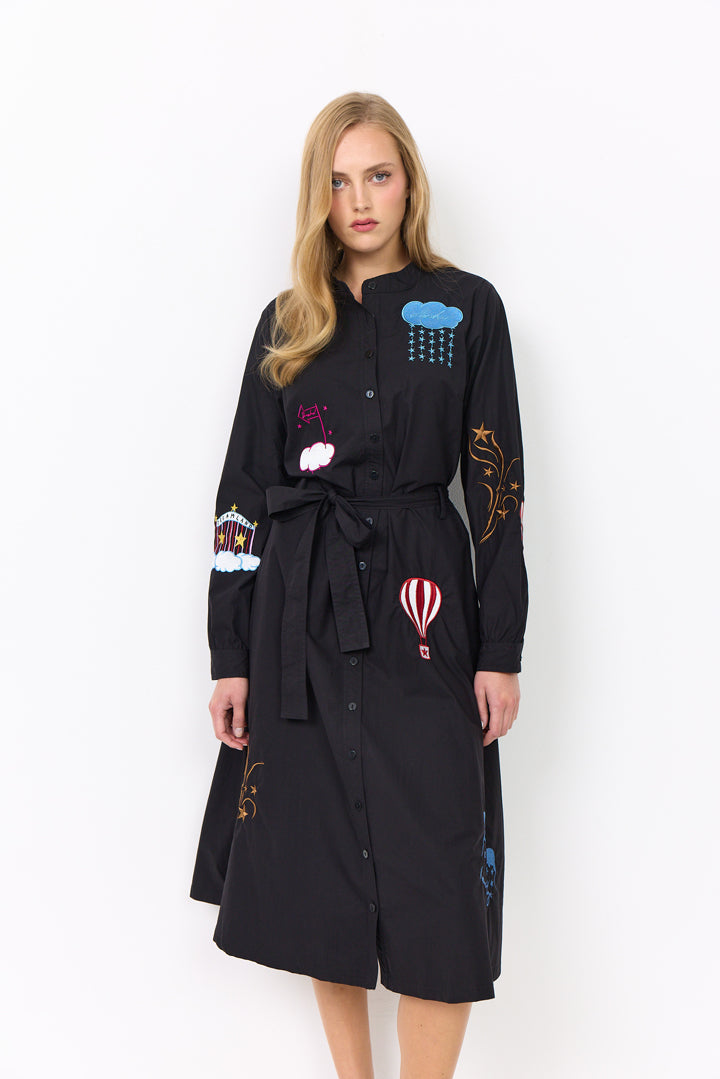 HUNKØN Nicole Dress Kjoler Black