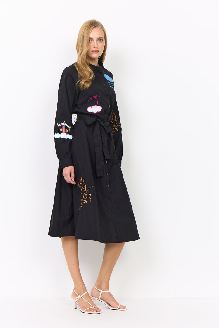 HUNKØN Nicole Dress Kjoler Black