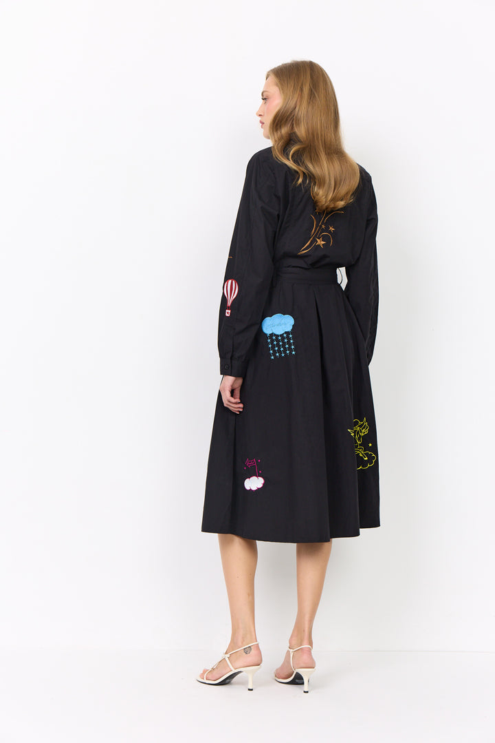 HUNKØN Nicole Dress Kjoler Black