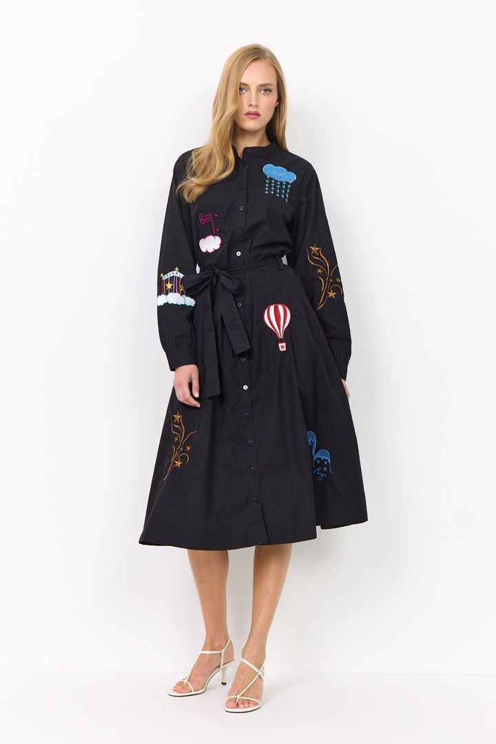 HUNKØN Nicole Dress Kjoler Black