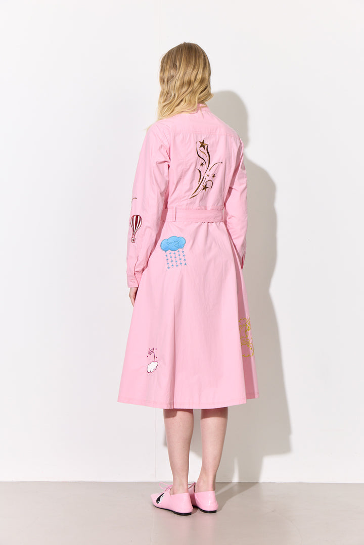 HUNKØN Nicole Dress Kjoler Pink