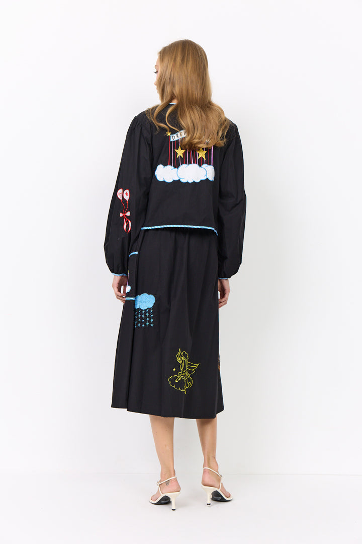 HUNKØN Nicole Shirt Skjorter Black