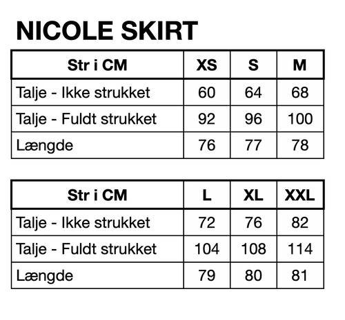 HUNKØN Nicole Skirt Nederdele Pink