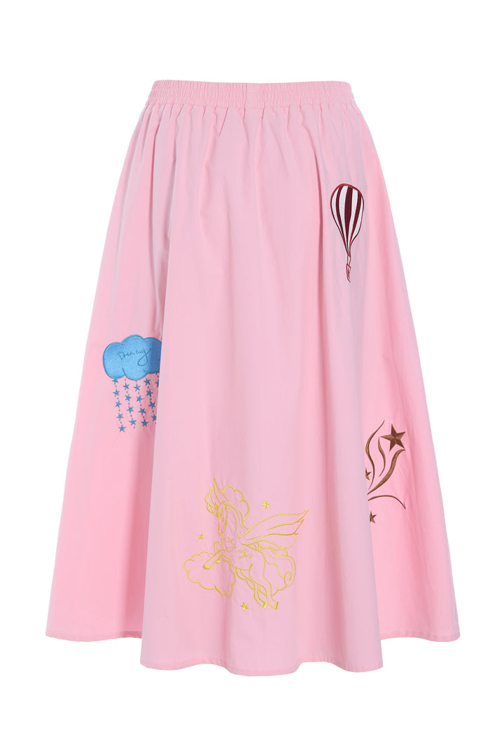 HUNKØN Nicole Skirt Nederdele Pink