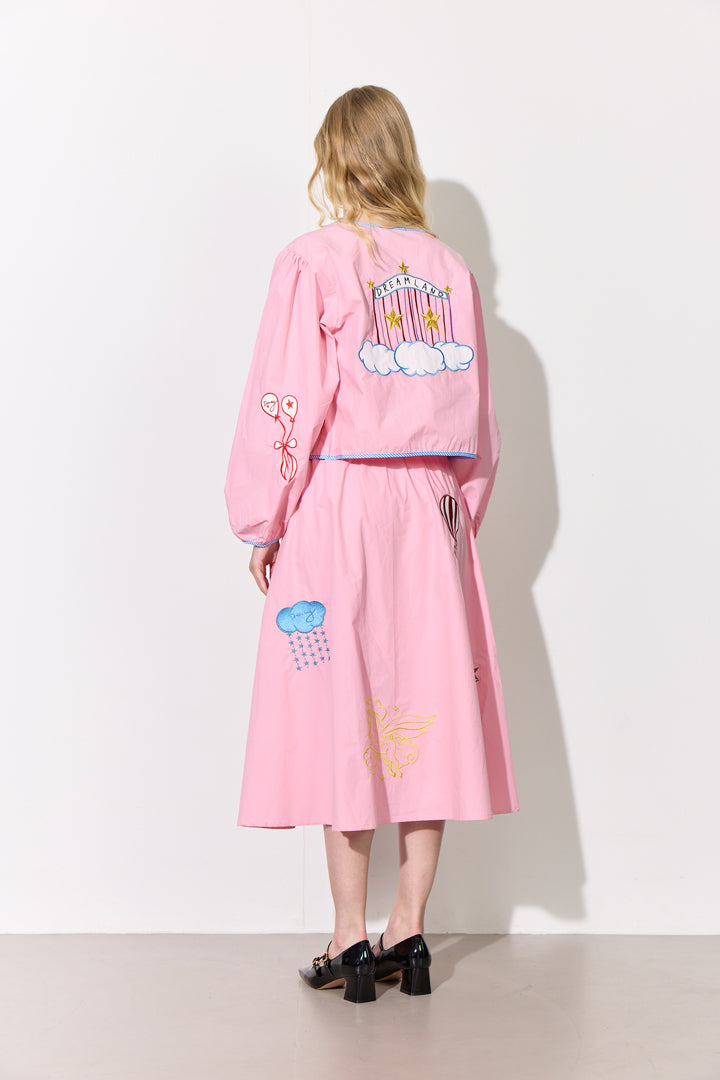 HUNKØN Nicole Skirt Nederdele Pink