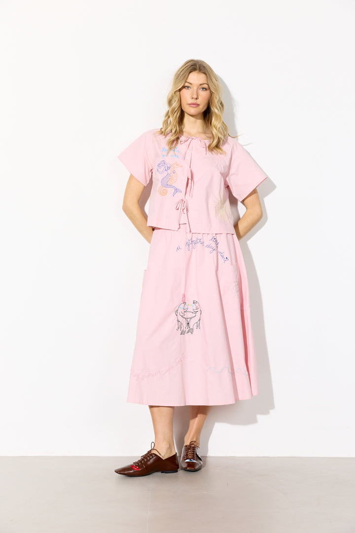 HUNKØN Nima Shirt Skjorter Rose