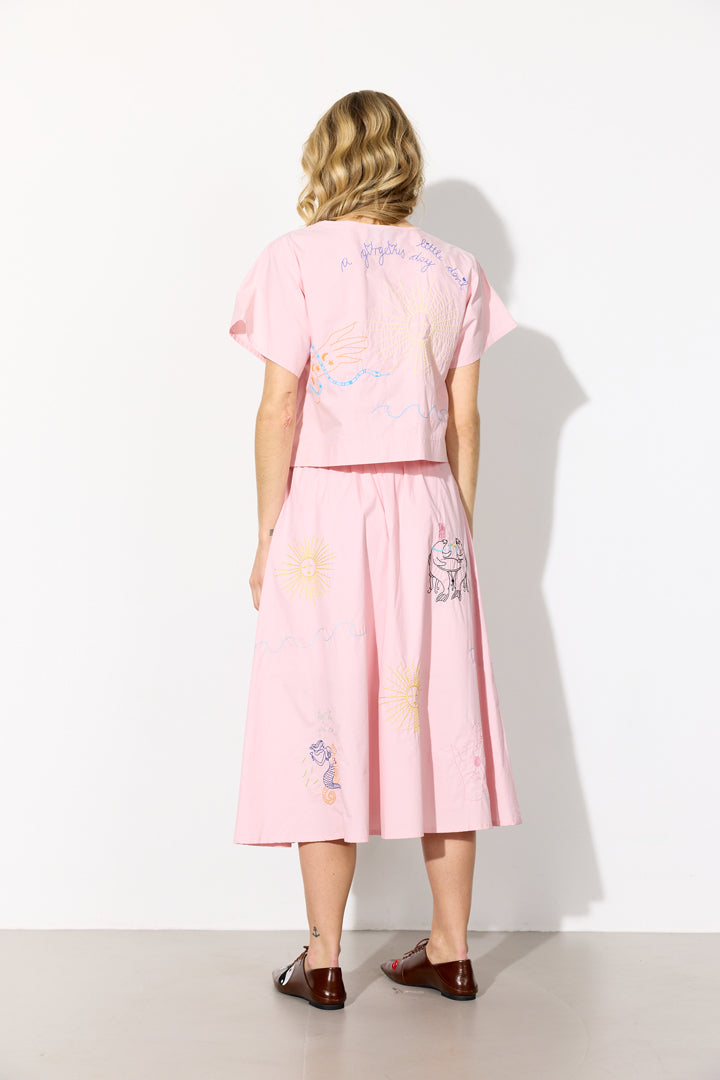 HUNKØN Nima Shirt Skjorter Rose