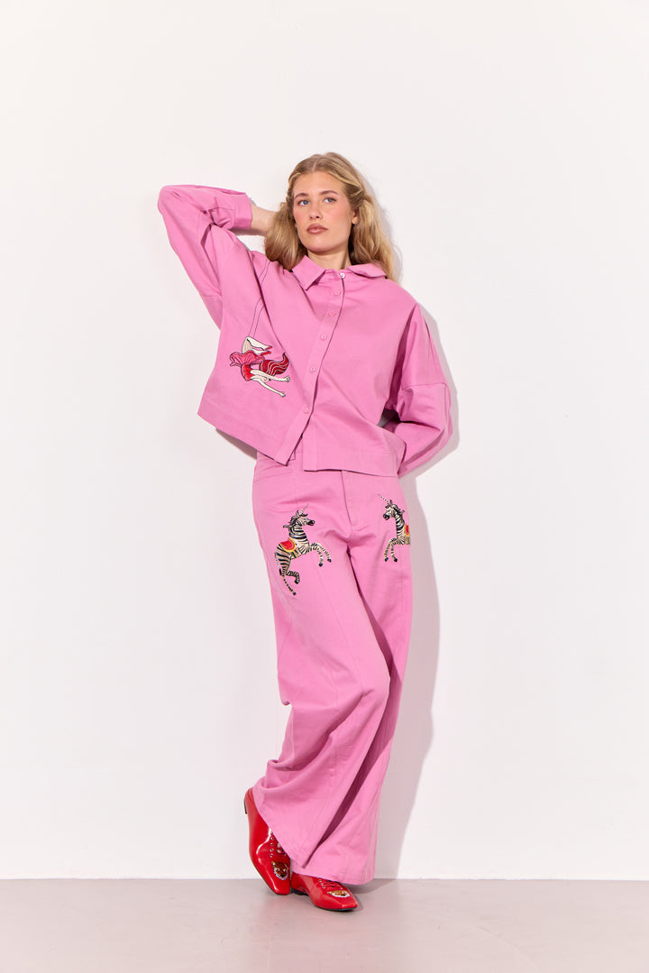 HUNKØN Electra Shirt Skjorter Pink