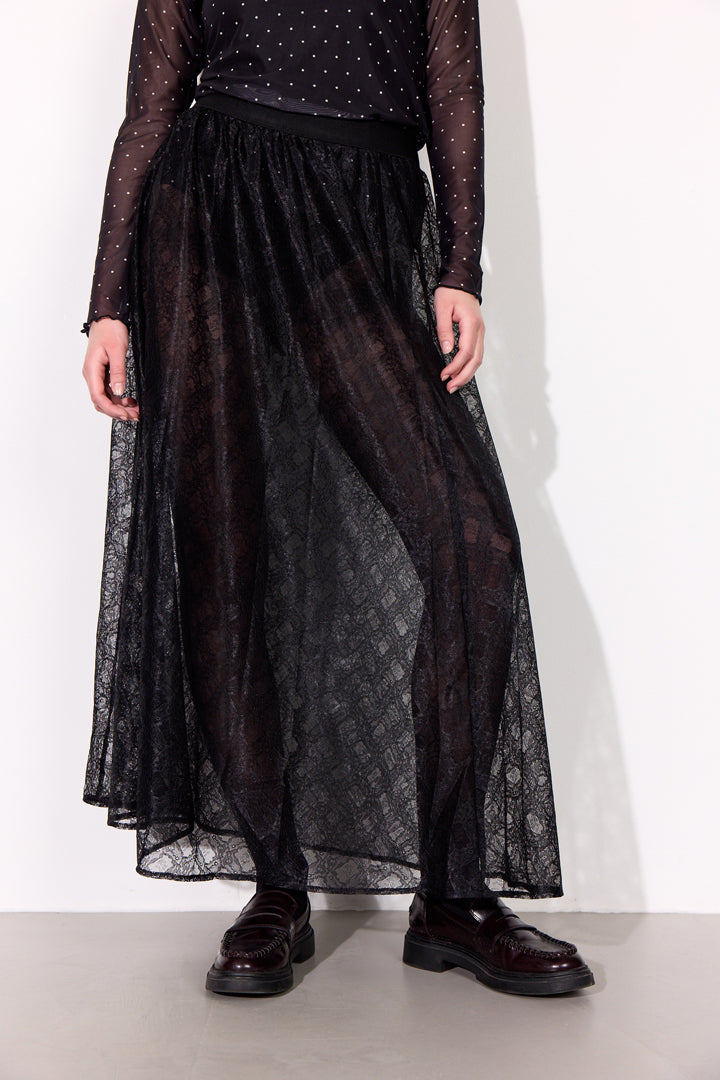 HUNKØN Ofelia Skirt Nederdele Black