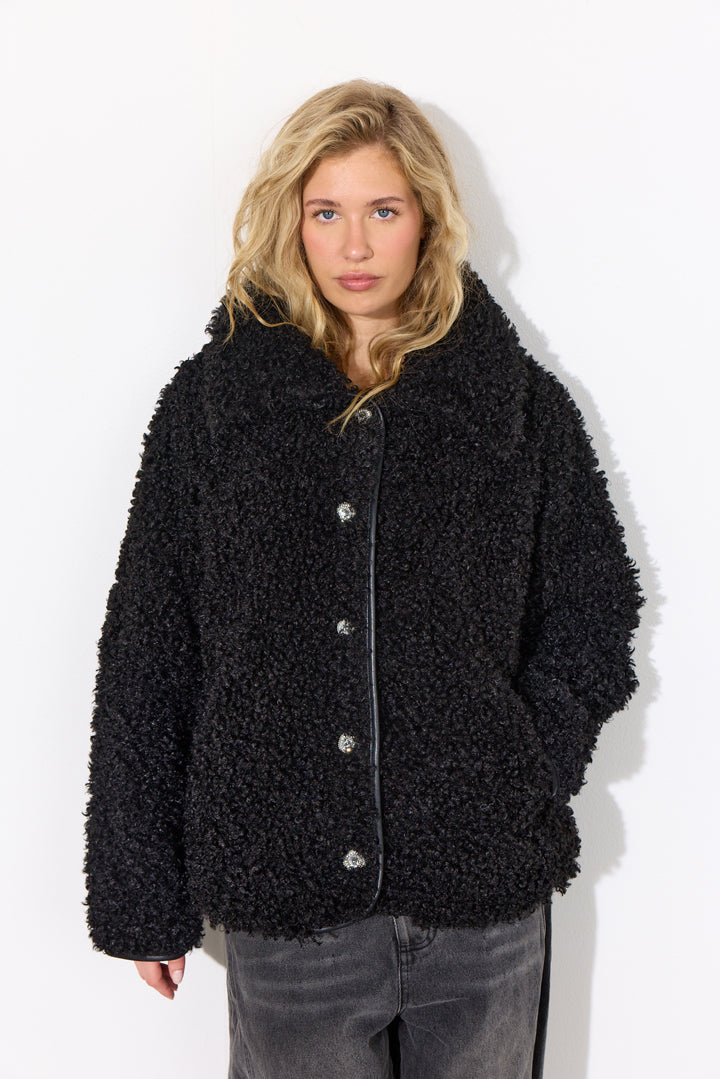 HUNKØN Olga Jacket Jakker Black